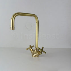 Single Hole Bathroom Faucet - Antique Brass Bathroom Faucet