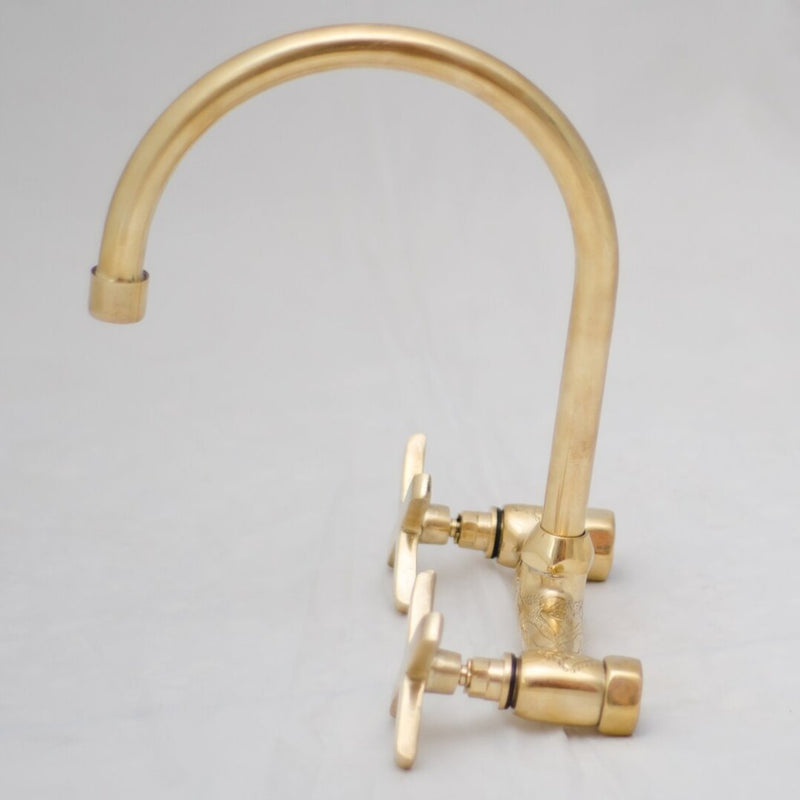Unlacquered Brass Bathroom Faucet - Bathroom Sink Faucet
