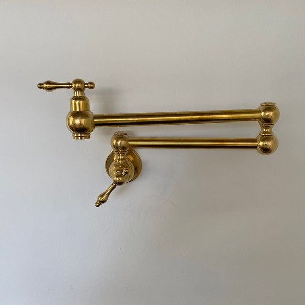 Unlacquered Brass Pot Filler