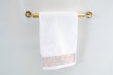 Unlacquered Brass Towel Rail - Bathroom Towel Holder